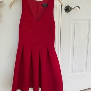 Stunning red Topshop cocktail dress